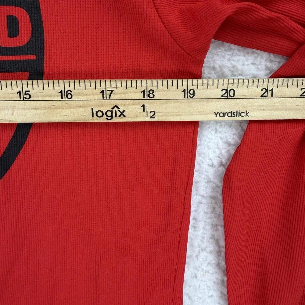 Florence‎ Marine X Shirt Mens Small Red Long Sleeve JR Lifeguard Rash Guard